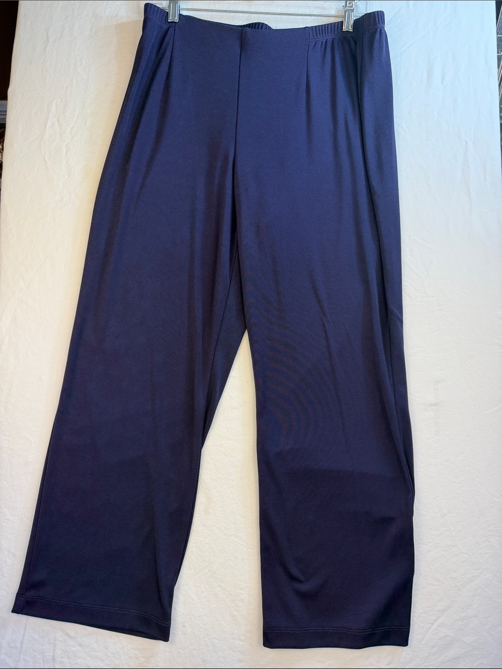 Chico's Easywear purple Wide-Leg Pull-On Pants Sz 3 Short